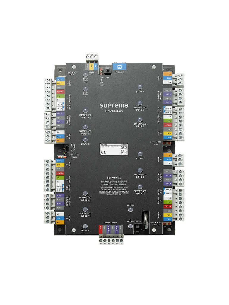 Corestation - Biometric access controller, 1.4GHz Octa Core, 500,000 user, 4 door controller 