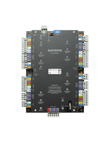 [CS-40] Corestation - Biometric access controller, 1.4GHz Octa Core, 500,000 user, 4 door controller 